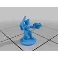 Mô hình Commissar (Ủy viên Chính trị) 3D in cho Warhammer 40k - Thumbnail 4