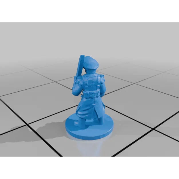 Mô hình Commissar (Ủy viên Chính trị) 3D in cho Warhammer 40k - Image 7
