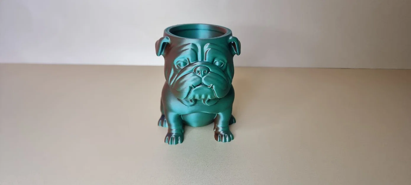Chậu trồng cây Bulldog (Bulldog Plant Pot-Planter) - Image 2