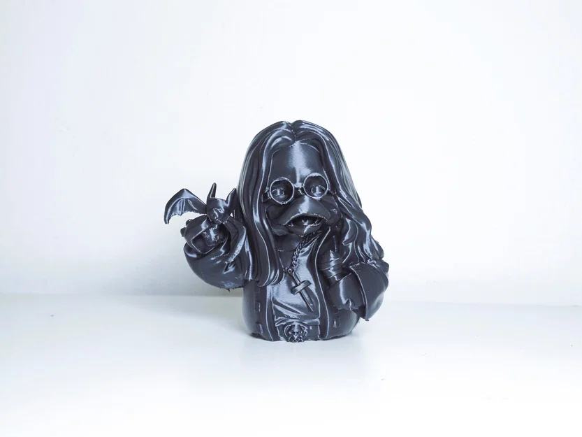 Mô hình chú vịt cao su Ozzy Osbourne - Vật phẩm trang trí độc đáo - Image 1