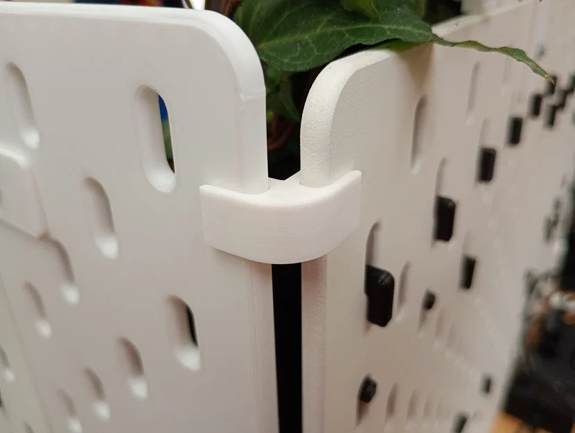 Khớp nối góc 90 độ cho bảng treo Ikea Skadis - Phụ kiện in 3D - Image 1