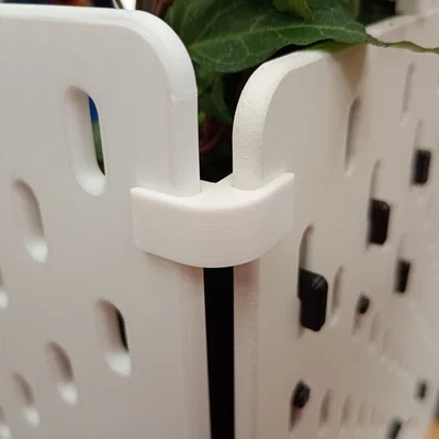 Khớp nối góc 90 độ cho bảng treo Ikea Skadis - Phụ kiện in 3D