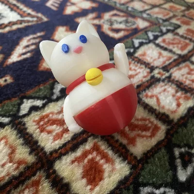 Chú Mèo Thần Tài Lắc Lư (Weeble)!