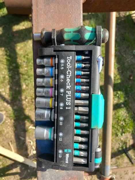 Khay giữ tay cầm Wera 816R chuẩn Gridfinity cho bàn làm việc - Image 4