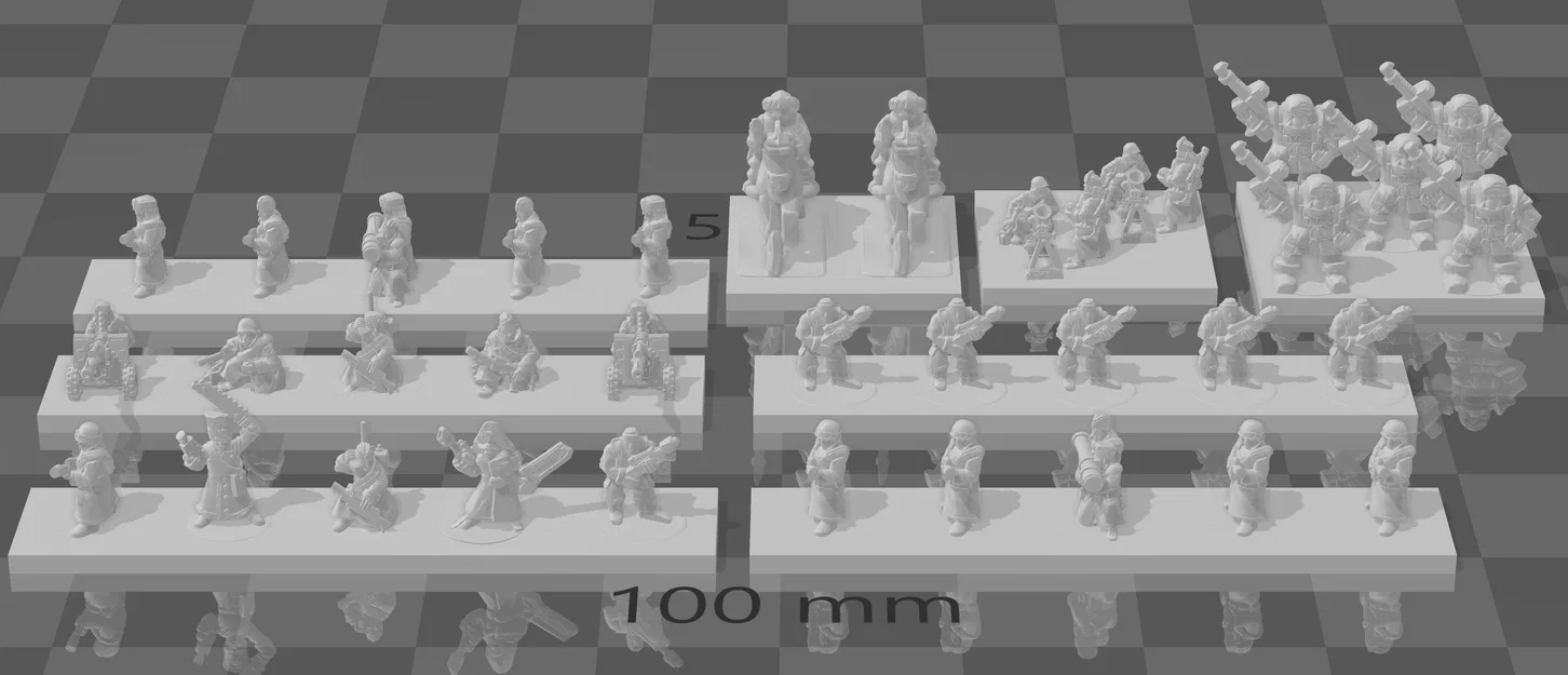 Bộ sưu tập mô hình Retro 40k Epic Pack cho game thủ Warhammer - Image 3