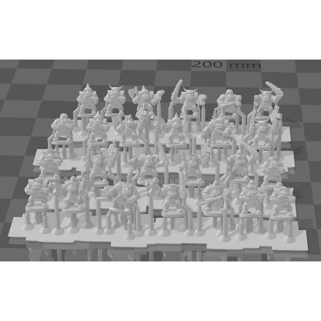 Retro Epic Mobs – Bộ Space Orc Retro tỉ lệ Epic - Image 5