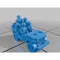 Mô hình xe bọc thép Halftrack chở quân tỷ lệ 6mm cho Wargame - Thumbnail 7