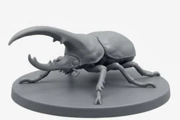 Mô hình tượng bọ cánh cứng Hercules chi tiết sắc nét để in 3D - Image 1