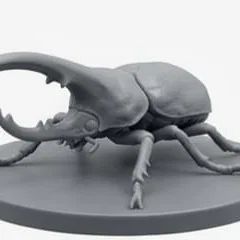 Mô hình tượng bọ cánh cứng Hercules chi tiết sắc nét để in 3D