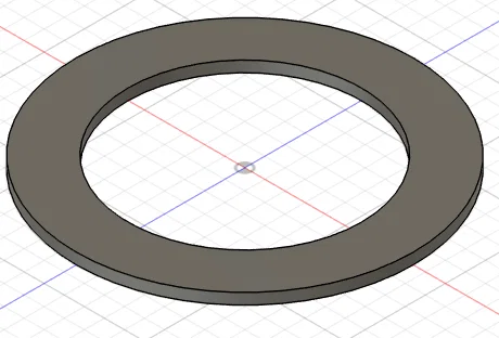 Gioăng cao su cho vòi phun Skimmer Azuro 3BTE0161 (In 3D) - Image 1