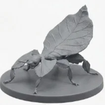 Mô hình tượng bọ lá (Walking Leaf Statue) in 3D chi tiết cực cao