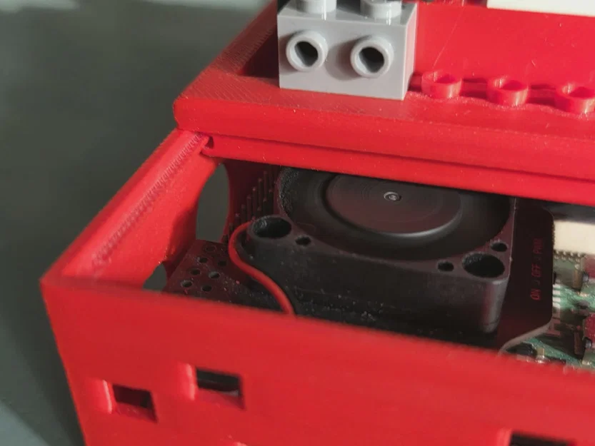 Vỏ Case Raspberry Pi 2/3/4/5 Tương Thích LEGO, Không Cần Ốc Vít - Image 3