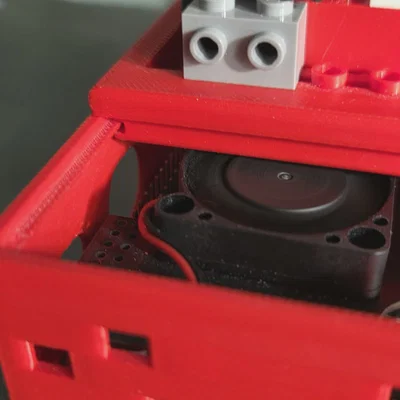 Vỏ Case Raspberry Pi 2/3/4/5 Tương Thích LEGO, Không Cần Ốc Vít