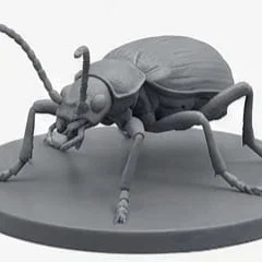 Mô hình tượng bọ Bombardier Beetle sắc nét cho người yêu thích 3D