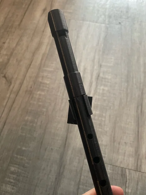Kẹp/giá gài thắt lưng cho Tin Whistle (Tin whistle belt clip / holder) - Image 3