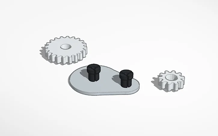 Mô hình linh kiện bánh răng cơ khí Tipex - Thiết kế in 3D hữu ích - Image 1