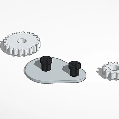 Mô hình linh kiện bánh răng cơ khí Tipex - Thiết kế in 3D hữu ích