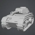 Mô hình xe tăng chiến đấu Carro Armato in 3D cực ngầu - Thumbnail 3