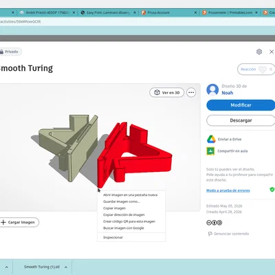 Giá đỡ điện thoại (soportecelular) in 3D gọn nhẹ và chắc chắn