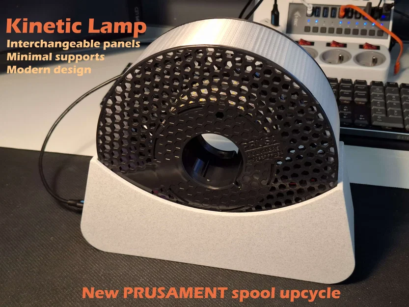 Đèn Kinetic (PRUSAMENT Upcycle) - Image 1
