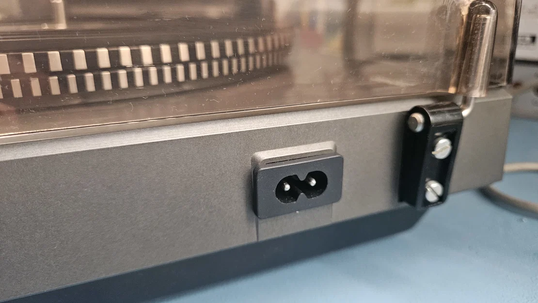 Giá gắn ổ cắm nguồn cho mâm than Philips 673 - Image 1