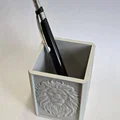 Khay đựng bút hình đầu sư tử (Lion Pen Cup Organizer) in 3D - Thumbnail 2