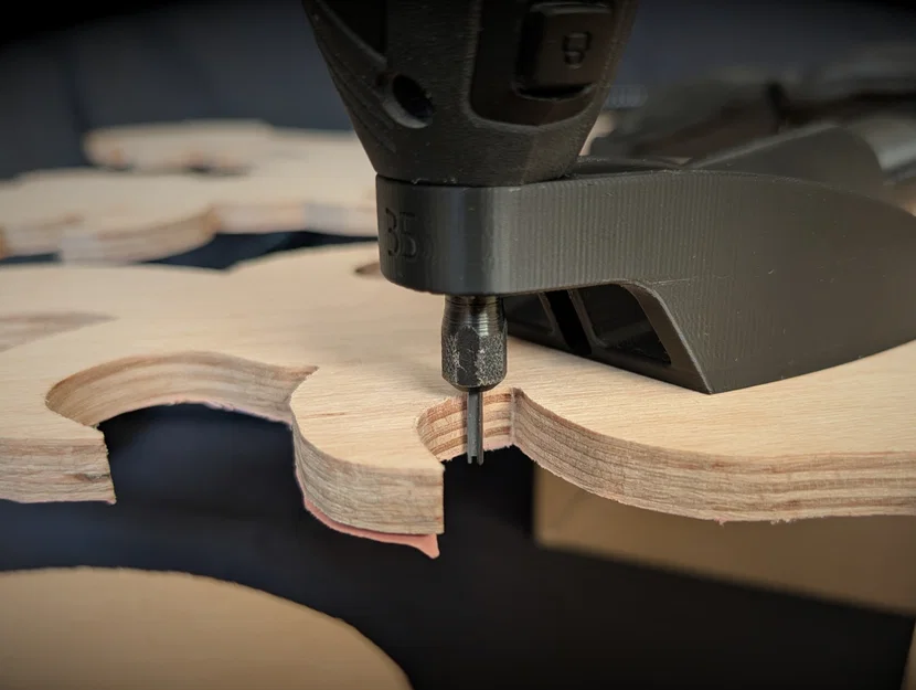 Dụng cụ Freehand Edge Router Tool (tạo cạnh 90° cho Dremel) - Image 1