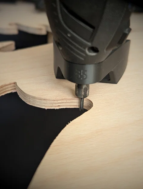Dụng cụ Freehand Edge Router Tool (tạo cạnh 90° cho Dremel) - Image 4