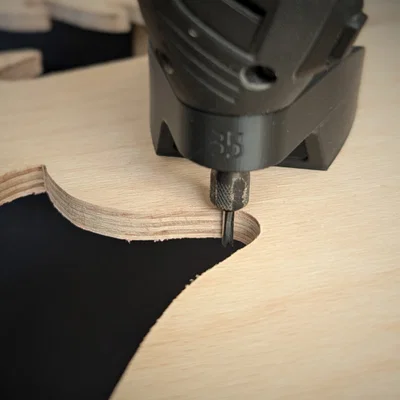 Dụng cụ Freehand Edge Router Tool (tạo cạnh 90° cho Dremel)