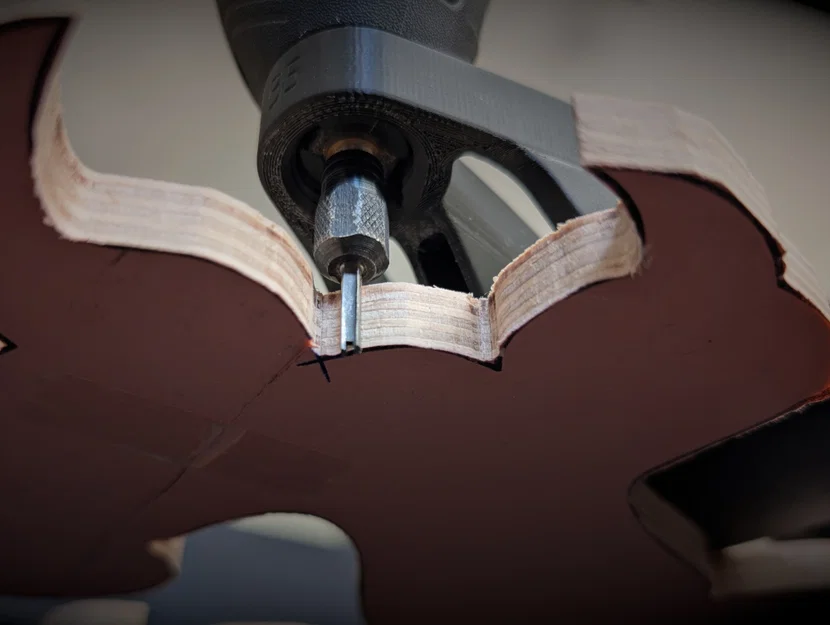 Dụng cụ Freehand Edge Router Tool (tạo cạnh 90° cho Dremel) - Image 5