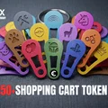 Bộ Token Xe Đẩy Siêu Thị Đỉnh Nhất: 50+ Mẫu (Kích Thước 1€ / Euro) - Thumbnail 1