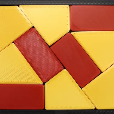 Kites And Bricks – Puzzle lát ghép (tessellation) dùng kite & brick