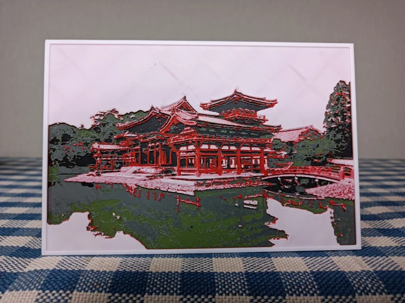 Chùa Byodo-in (Byodo-in Temple) HueForge - Image 1