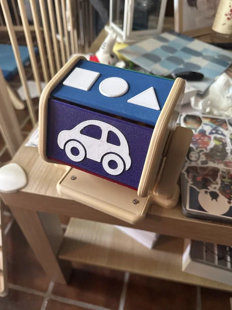 Tấm lắp ghép hình ô tô cho trống xoay giáo cụ Montessori tự làm - Image 1