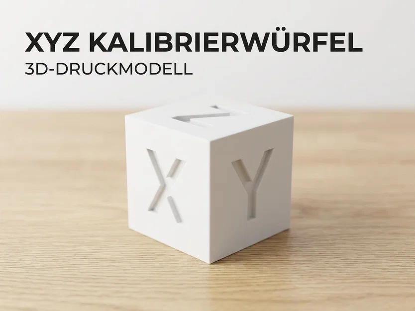 Khối lập phương hiệu chuẩn XYZ (Calibration Cube) cho máy in 3D - Image 1