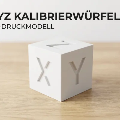 Khối lập phương hiệu chuẩn XYZ (Calibration Cube) cho máy in 3D