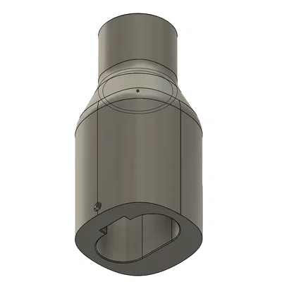 Electrolux Hygienic 800 - Adapter chuyển Oval sang Round