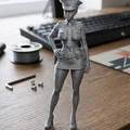 Mô hình nữ cảnh sát anime quyến rũ - File in 3D chất lượng cao - Thumbnail 1