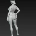 Mô hình nữ cảnh sát anime quyến rũ - File in 3D chất lượng cao - Thumbnail 2