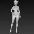 Mô hình nữ cảnh sát anime quyến rũ - File in 3D chất lượng cao - Thumbnail 5