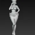 Mô hình nữ cảnh sát quyến rũ (Sexy Policewoman) - File STL 3D - Thumbnail 5