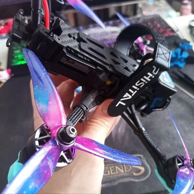 Ngàm anten GEPRC Mark 5 - DJI O4 Lite (Foxeer 15cm) & Dual ELRS