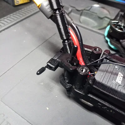 Ngàm anten GEPRC Mark 5 - DJI O4 Lite (Foxeer 15cm) & Dual ELRS