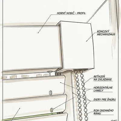 Nắp bịt thay thế cho mành sáo ngang (trái + phải) / Replacement End Caps for Venetian Blinds