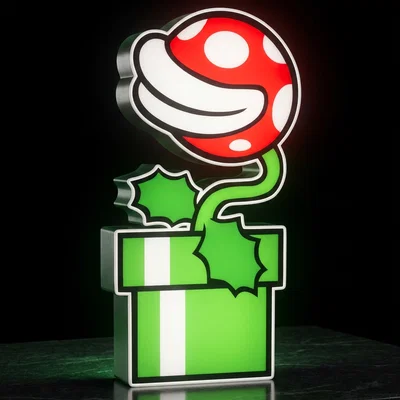 Đèn trang trí Lightbox Mario Bros Piranha Plant in 3D cực chất
