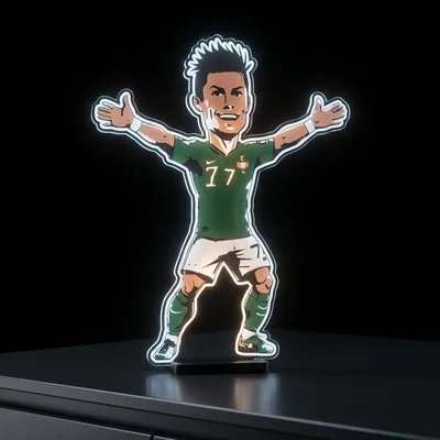 Mô hình đèn trang trí Lightbox Cristiano Ronaldo in 3D cực chất