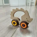 Mô hình đồ chơi xe lăn chú nhím xinh xắn cho bé - Thumbnail 4