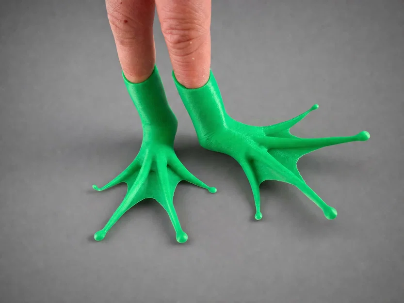 Bàn Chân Ếch Đeo Ngón Tay (Frog Feet Finger Fidget) - Image 1