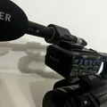 Adapter gắn shotgun mic cho Sony NX80/PXW-Z90/XLR-H1 (Sennheiser MKE300) - Thumbnail 1
