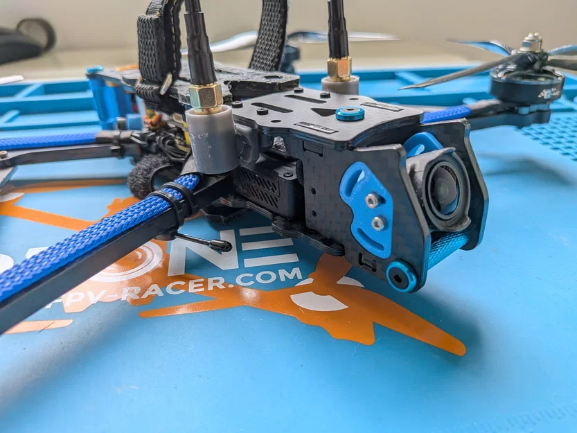 Giá đỡ anten gập cho FPV M8 (Foldable antenna mount FPV M8) - Image 1